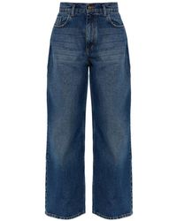 The Mannei - Jean À Effet Délavé Et Détail Boutonné - Lyst