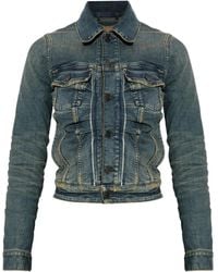 Balenciaga - Button-Fastening Denim Jacket - Lyst
