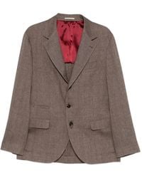 Brunello Cucinelli - Flap-Pocket Blazer - Lyst
