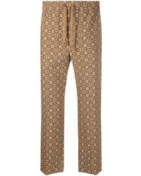 Gucci - Horsebit Jacquard-Logo Track Pants - Lyst