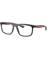Emporio Armani - Vista Square-Frame Glasses - Lyst