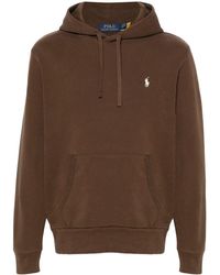 Polo Ralph Lauren - Polo Pony-embroidered Cotton Hoodie - Lyst