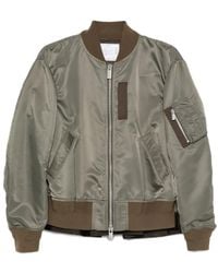 Sacai - Zip-Fastening Bomber Jacket - Lyst