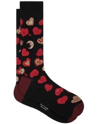 Paul Smith - Heart Moon-Print Socks - Lyst