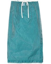 THE M.. - Falda midi Olimpia - Lyst