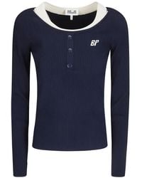 Baum und Pferdgarten - Clary Button Ribbed Sweater - Lyst