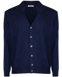 Kangra - Fine-Knit V-Neck Cardigan - Lyst