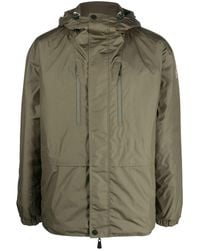 Moncler - Feather Down Hooded Jacket - Lyst