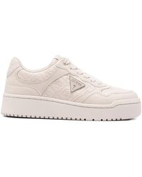 Guess - Monogram Low-Top Sneakers - Lyst