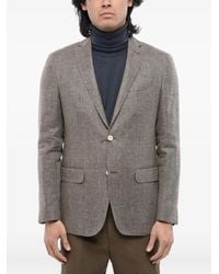 Corneliani - Single-Breasted Flap-Pocket Blazer - Lyst