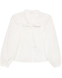 To b. by agnès b. - Camicia Con Occhielli - Lyst