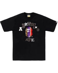 A Bathing Ape - T-Shirt Con Stampa - Lyst