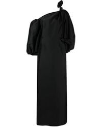 BERNADETTE - Asymmetrisches Kleid mit Puffärmeln - Lyst