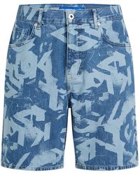 KARL LAGERFELD - All-Over Print Shorts - Lyst