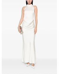ROTATE BIRGER CHRISTENSEN Glitter Knit Maxi Dress in Natural | Lyst ROTATE BIRGER CHRISTENSEN Glitter Knit Maxi Dress in Natural | Lyst