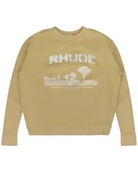 Rhude - Pullover Mit Logo-Print - Lyst