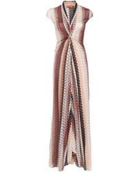 Missoni - Veelkleurige Gestreepte Maxi-Jurk - Lyst