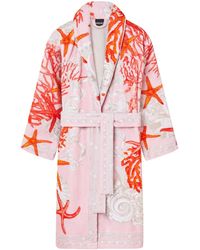 Versace - Baroque Sea Bathrobe - Lyst