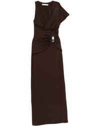 Christopher Esber - Crystal-Pendant Twisted Maxi Dress - Lyst