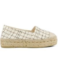 Atelier Verdi - Tweed Platform Espadrilles - Lyst