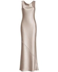 Blanca Vita - Drapiertes Kleid mit rundem Ausschnitt - Lyst