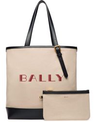 Bally - Summer Capsule Canvas Tote Bag - Lyst