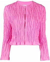 MSGM - Ruffle-Detail Blouse - Lyst