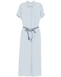 Xirena - Belted Short-Sleeve Maxi Dress - Lyst