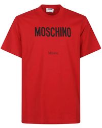 Moschino - Logo-Print T-Shirt - Lyst