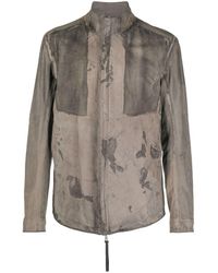 Boris Bidjan Saberi - Reversible High-neck Leather Jacket - Lyst