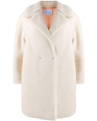 Harris Wharf London Abrigo texturizado - Multicolor