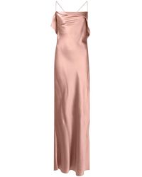 Michelle Mason - Silk Cowl Neck Gown - Lyst
