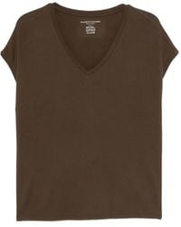 Majestic Filatures - T-Shirt mit V-Ausschnitt - Lyst