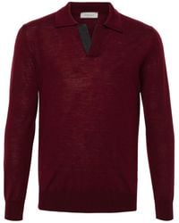 Canali - Merino Wool Polo Shirt - Lyst