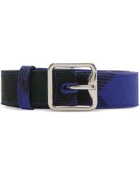 Burberry - B-buckle Checked Belt - Lyst