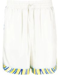 CASABLANCA - グラフィック シルクショートパンツ - Lyst