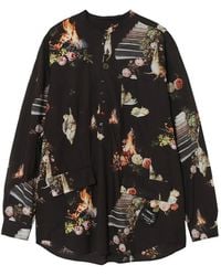 Undercover - Floral Print Shirt - Lyst