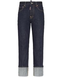 DSquared² - Vaqueros Con Parche Del Logo - Lyst