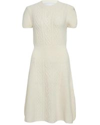 3.1 Phillip Lim - Cable-Knit Short-Sleeve Midi Dress - Lyst