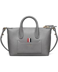 Thom Browne - Leather Tote Bag - Lyst