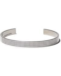 Le Gramme - 23 Grammes Guilloche Pyramid Bracelet - Lyst