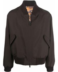 Fendi - Veste bomber réversible à effet marbré - Lyst