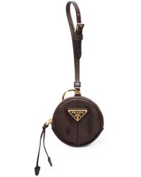 Prada - Leather Mini-Pouch - Lyst