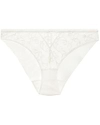 Aubade - Pour Toujours Embroidered Briefs - Lyst