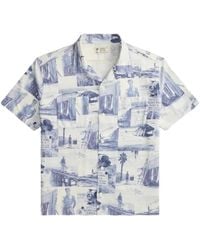RRL - Graphic-Print Short-Sleeve Shirt - Lyst