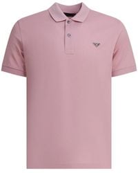 Prada - Poloshirt mit Logo - Lyst