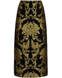 La DoubleJ - Kokerrok Met Print - Lyst