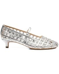 Ash - Ego Cage-Detail Heeled Pumps - Lyst