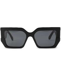 Off-White c/o Virgil Abloh - Square-Frame Logo-Detail Sunglasses - Lyst