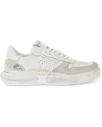 TRYPEE - Distressed Leather Sneakers - Lyst